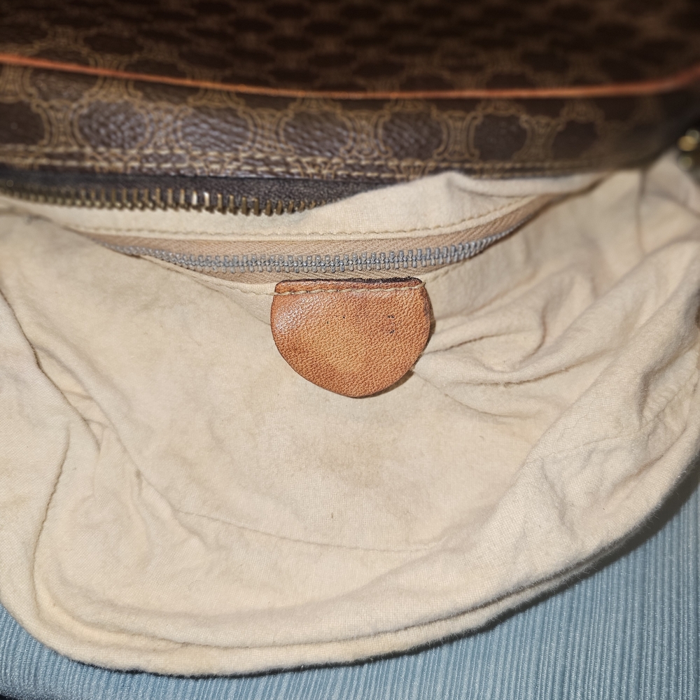 Vintage Celine Brown Monogram Crossbody Bag - EUC - SOLD - Picture 8 of 9
